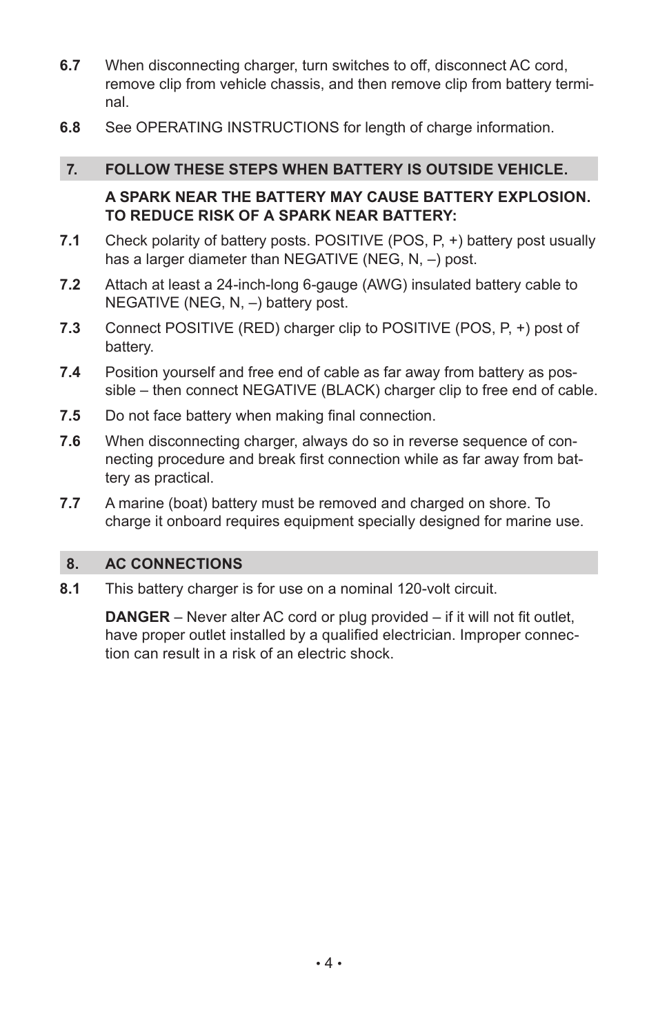Schumacher SC-10030A. User Manual | Page 6 / 40
