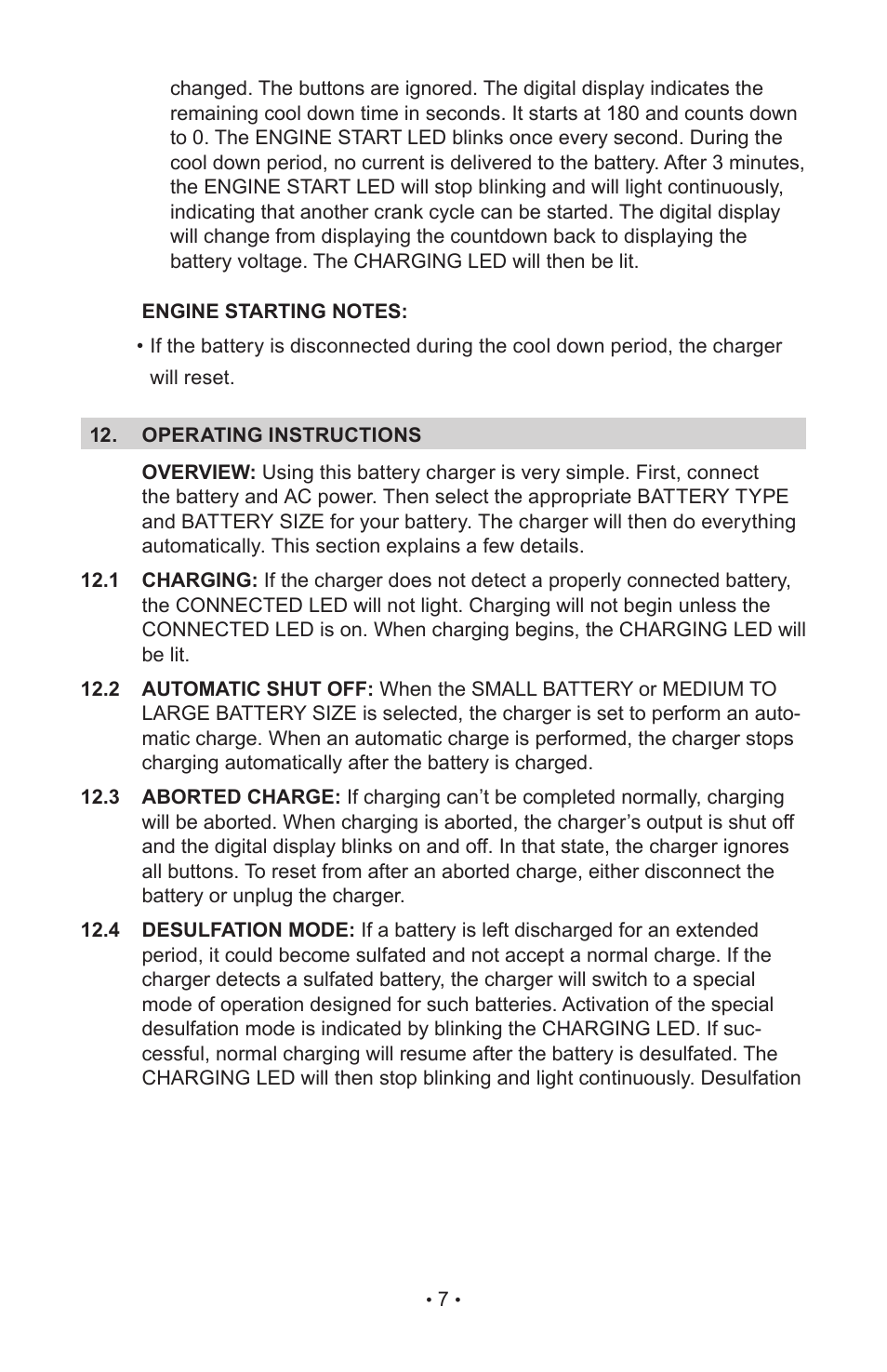 Schumacher SC-10030A. User Manual | Page 9 / 40