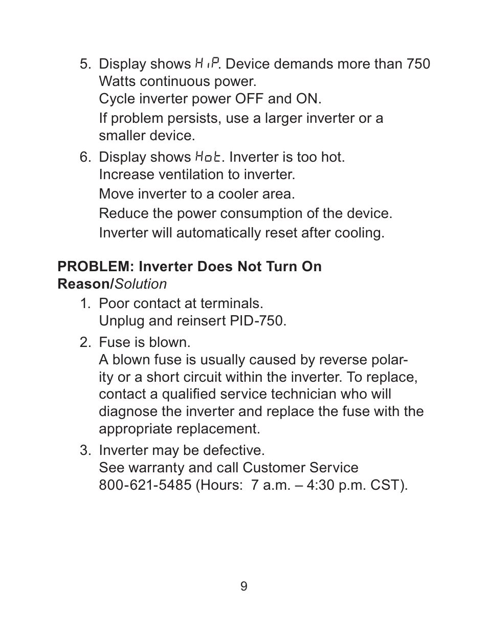 Schumacher PID-750 User Manual | Page 10 / 28