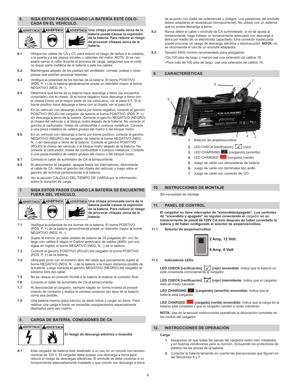 Schumacher SCF-200A User Manual | Page 6 / 12