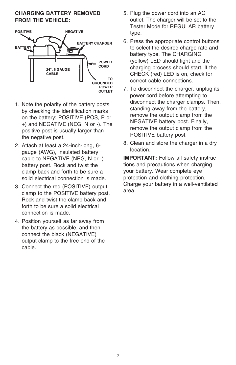Schumacher 1200A User Manual | Page 7 / 16