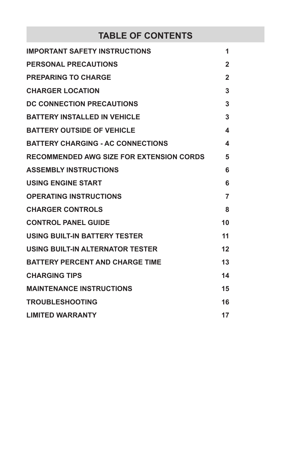 Schumacher SC-8020A User Manual | Page 2 / 40