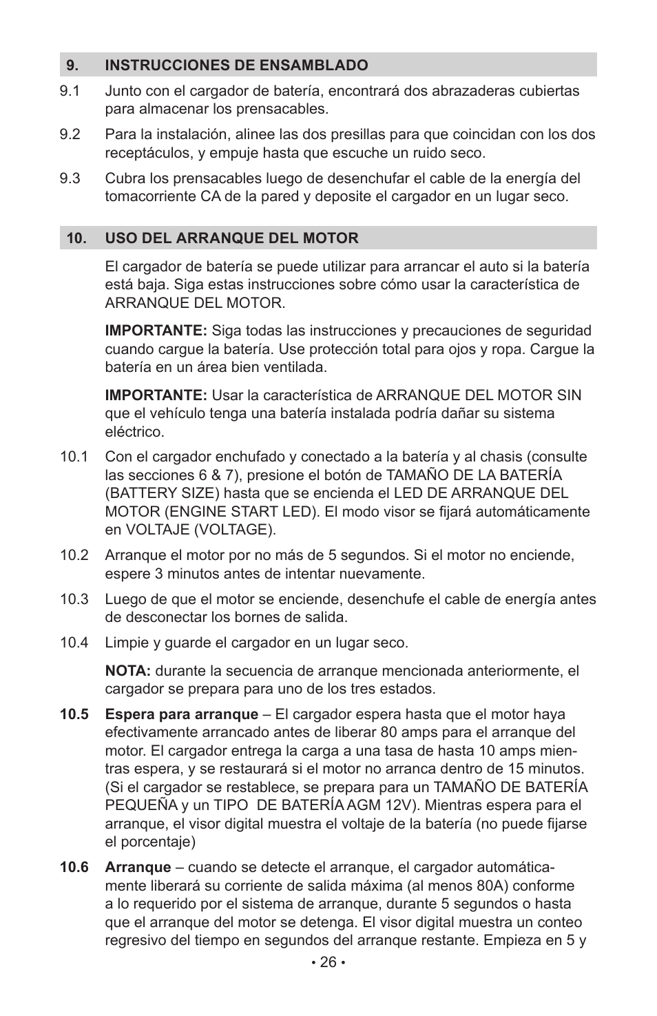 Schumacher SC-8020A User Manual | Page 28 / 40