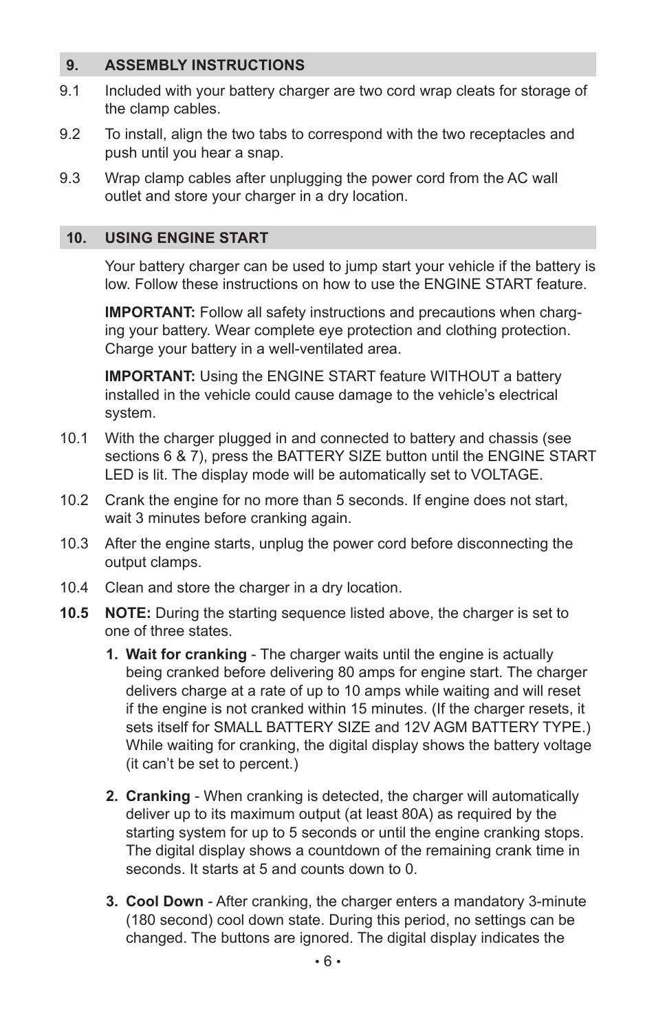 Schumacher SC-8020A User Manual | Page 8 / 40