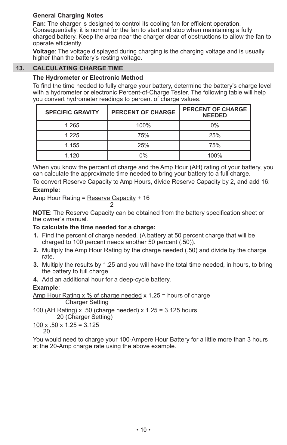 Schumacher Automatic PSW-70300A User Manual | Page 10 / 47