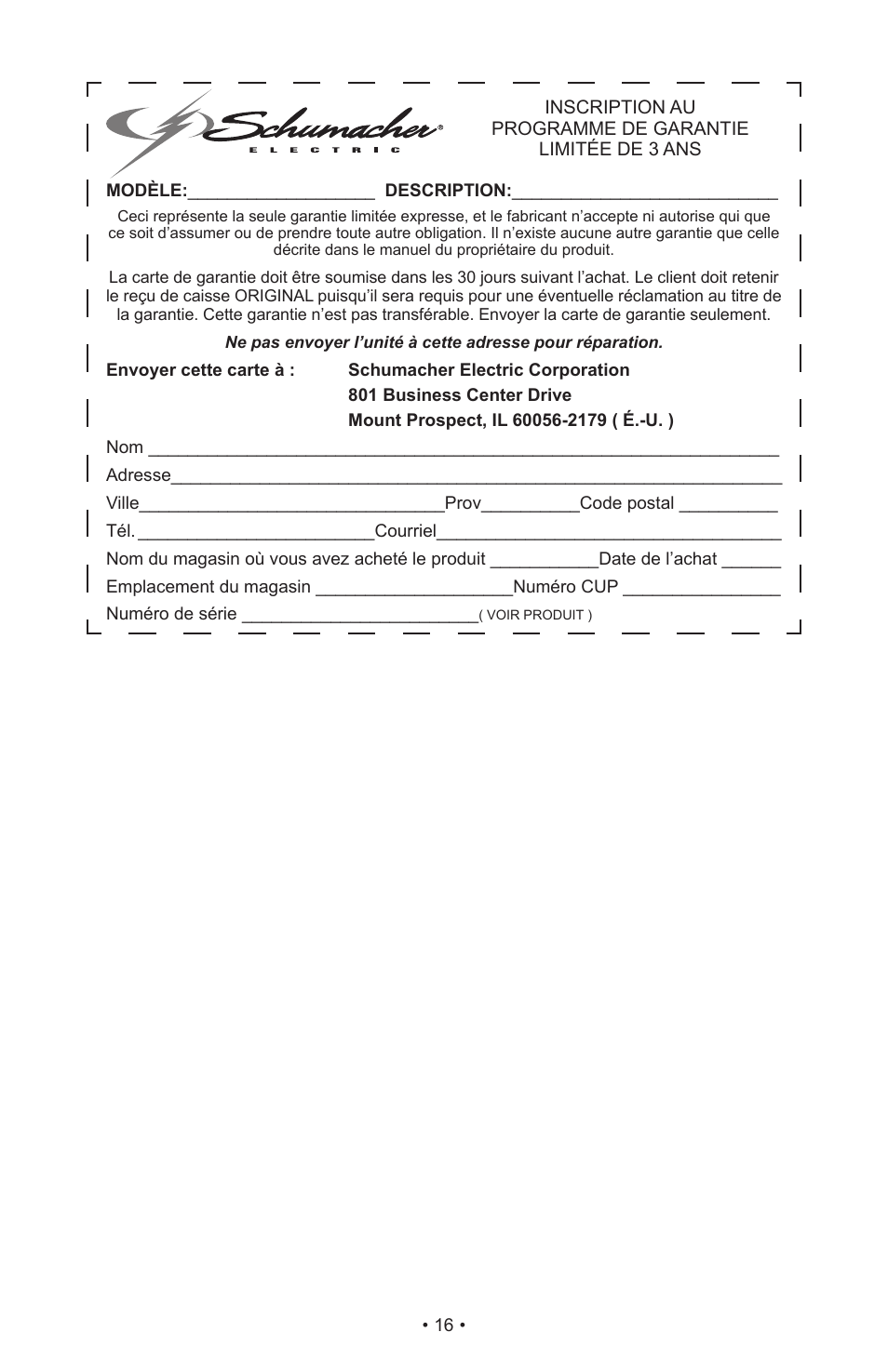 Schumacher Automatic PSW-70300A User Manual | Page 16 / 47