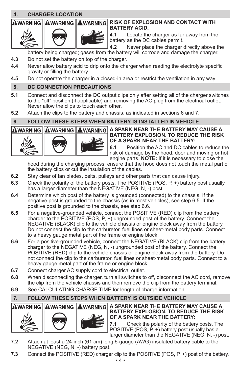 Schumacher Automatic PSW-70300A User Manual | Page 4 / 47