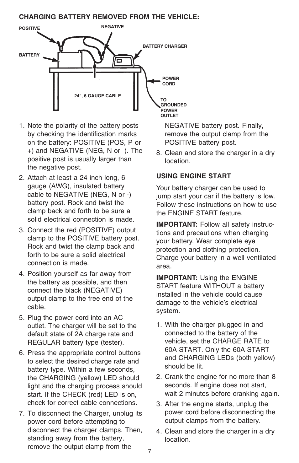 Schumacher 6000A User Manual | Page 7 / 16