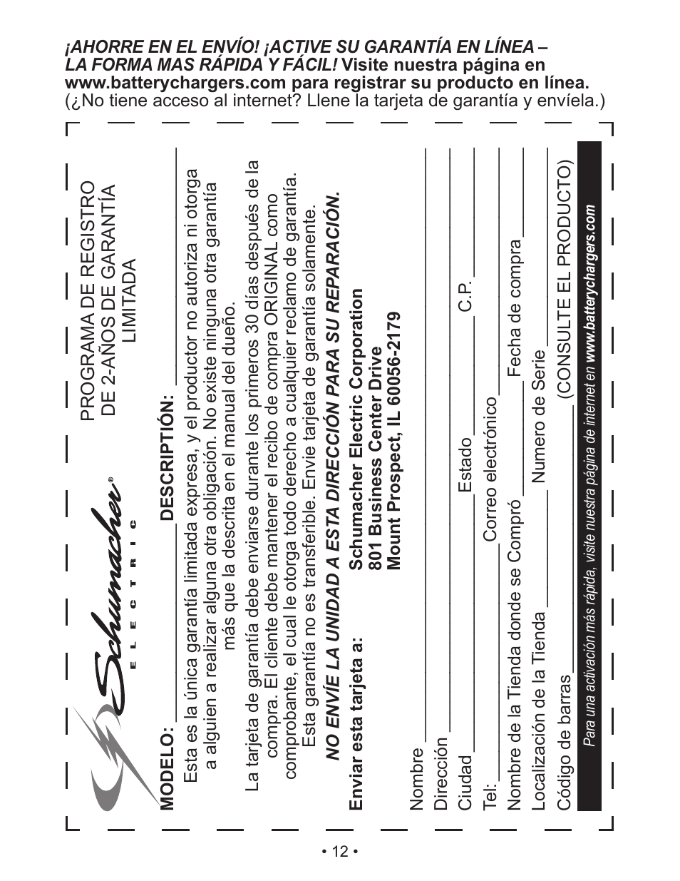 Schumacher Power Inverter PID-760 User Manual | Page 12 / 36