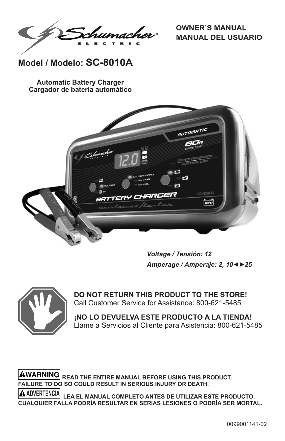 Schumacher Automatic SC-8010A User Manual | 26 pages