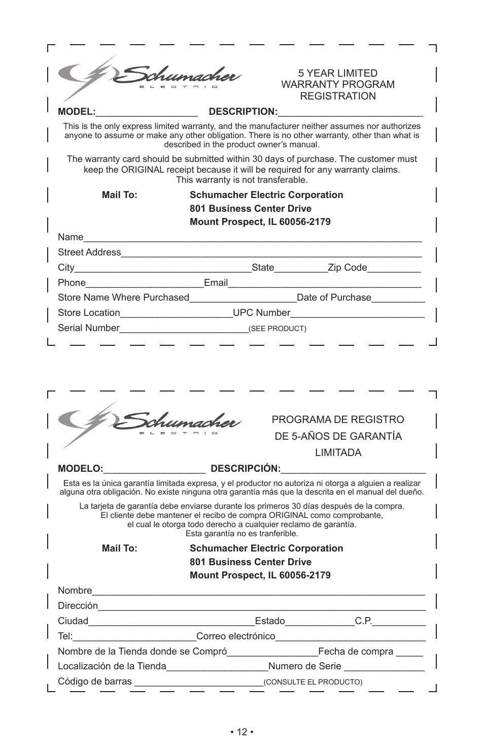 Schumacher Automatic SC-8010A User Manual | Page 13 / 26
