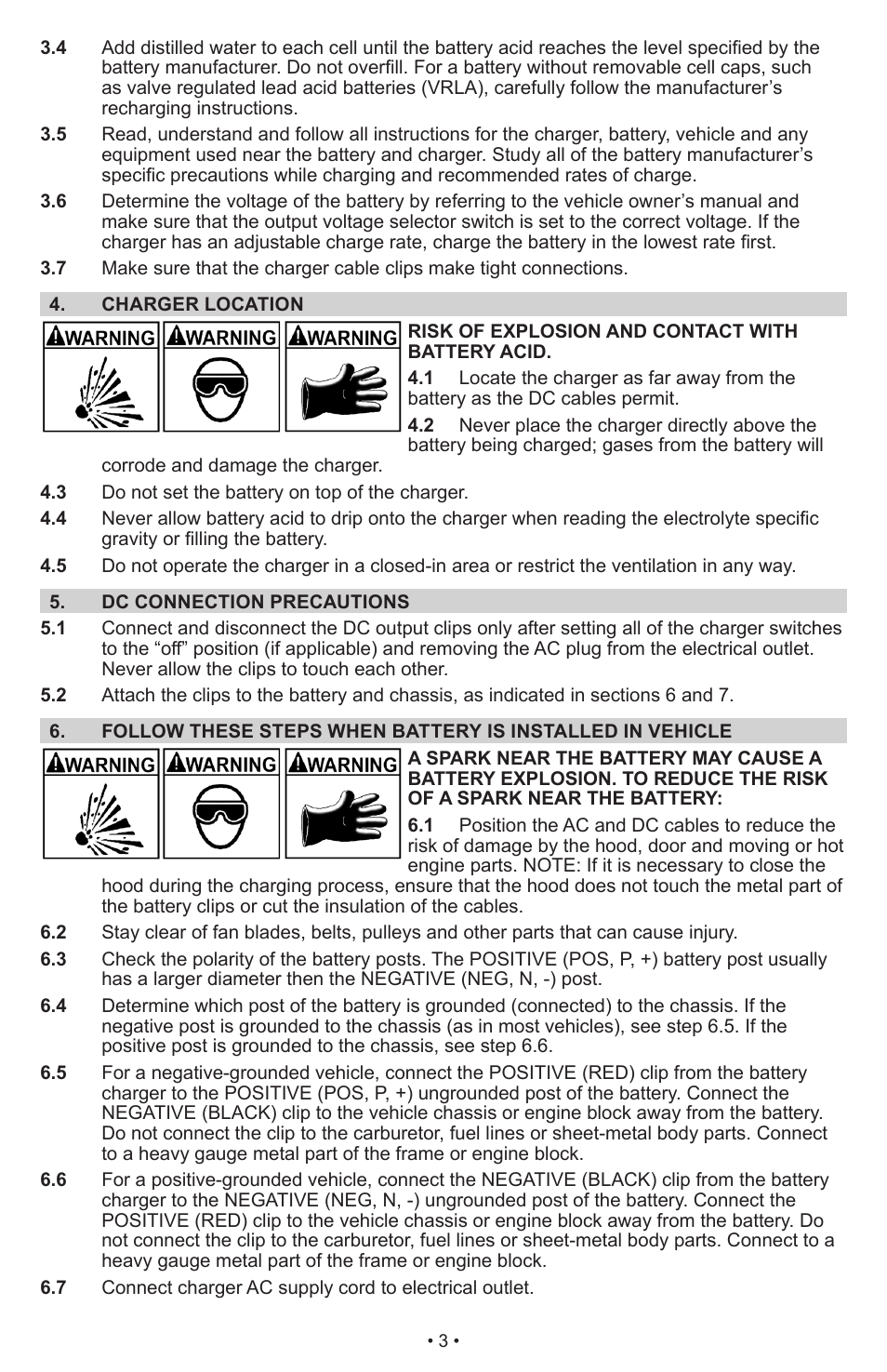 Schumacher Automatic SC-8010A User Manual | Page 4 / 26