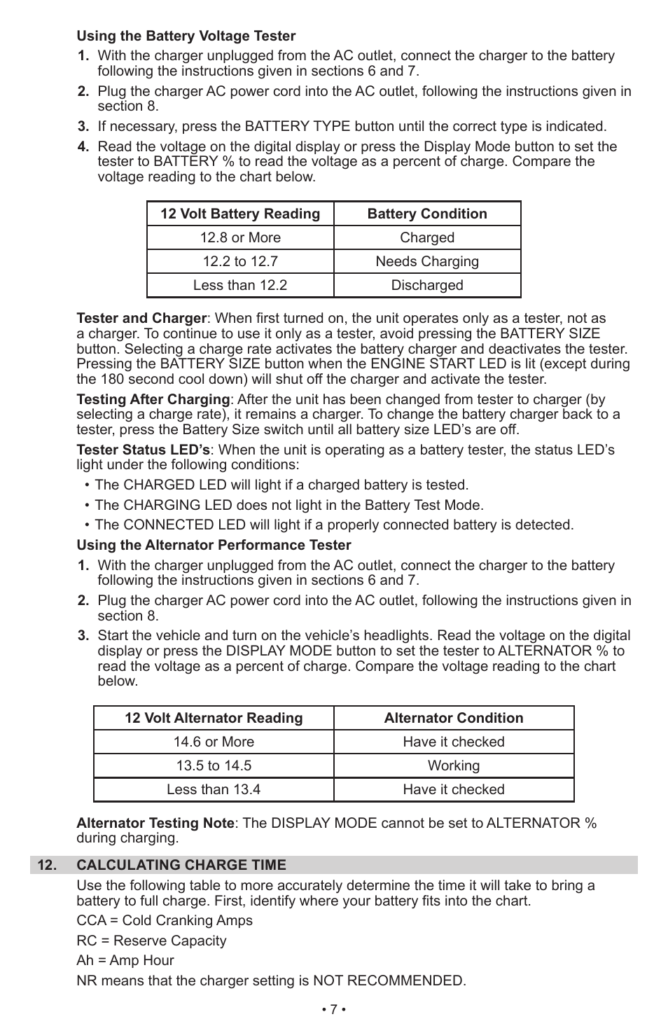 Schumacher Automatic SC-8010A User Manual | Page 8 / 26