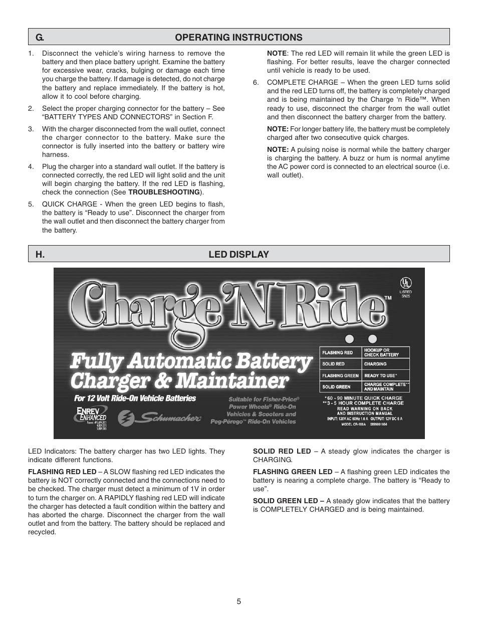 Schumacher CR-100A User Manual | Page 5 / 8