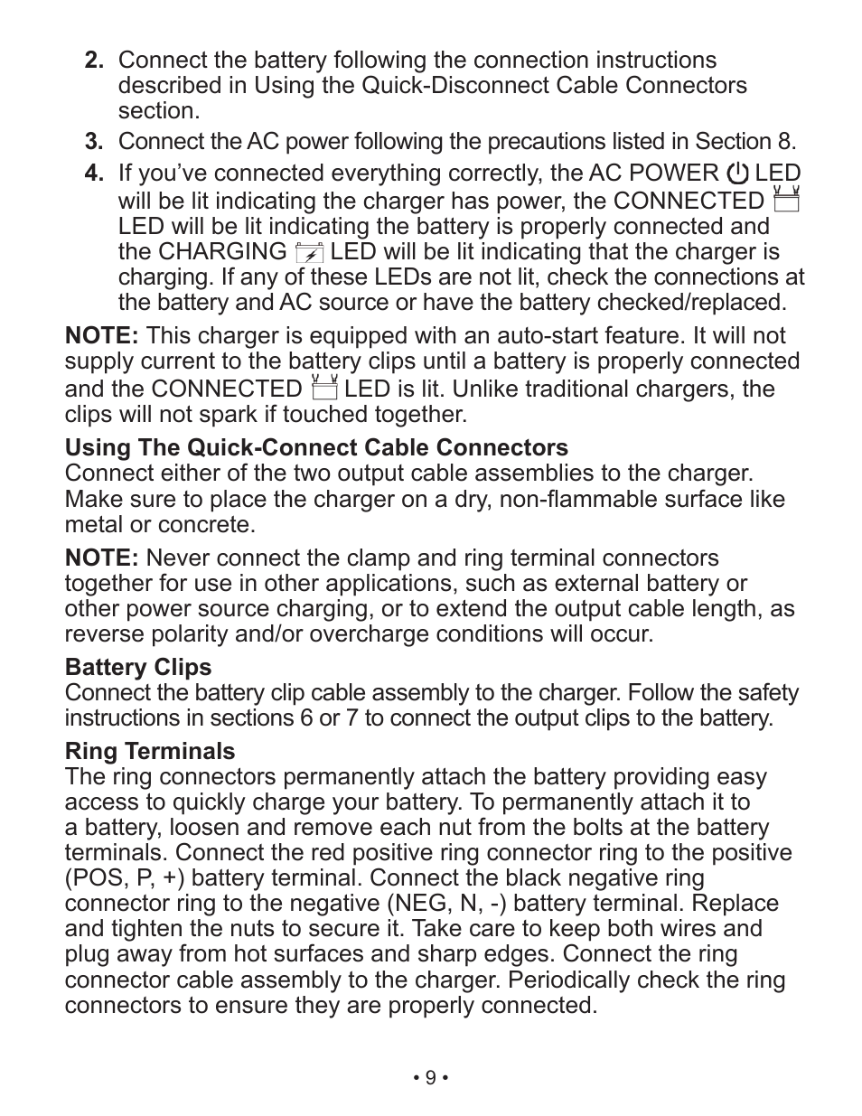 Schumacher Automatic XM1-5 User Manual | Page 10 / 35