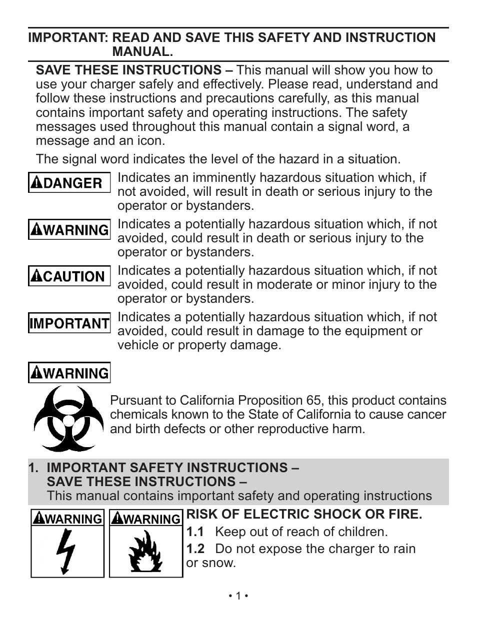 Schumacher Automatic XM1-5 User Manual | Page 2 / 35