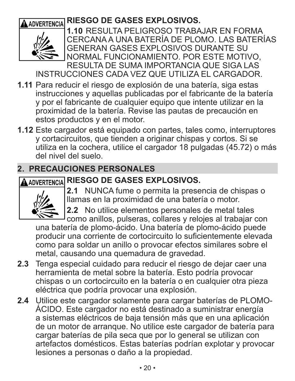 Schumacher Automatic XM1-5 User Manual | Page 21 / 35