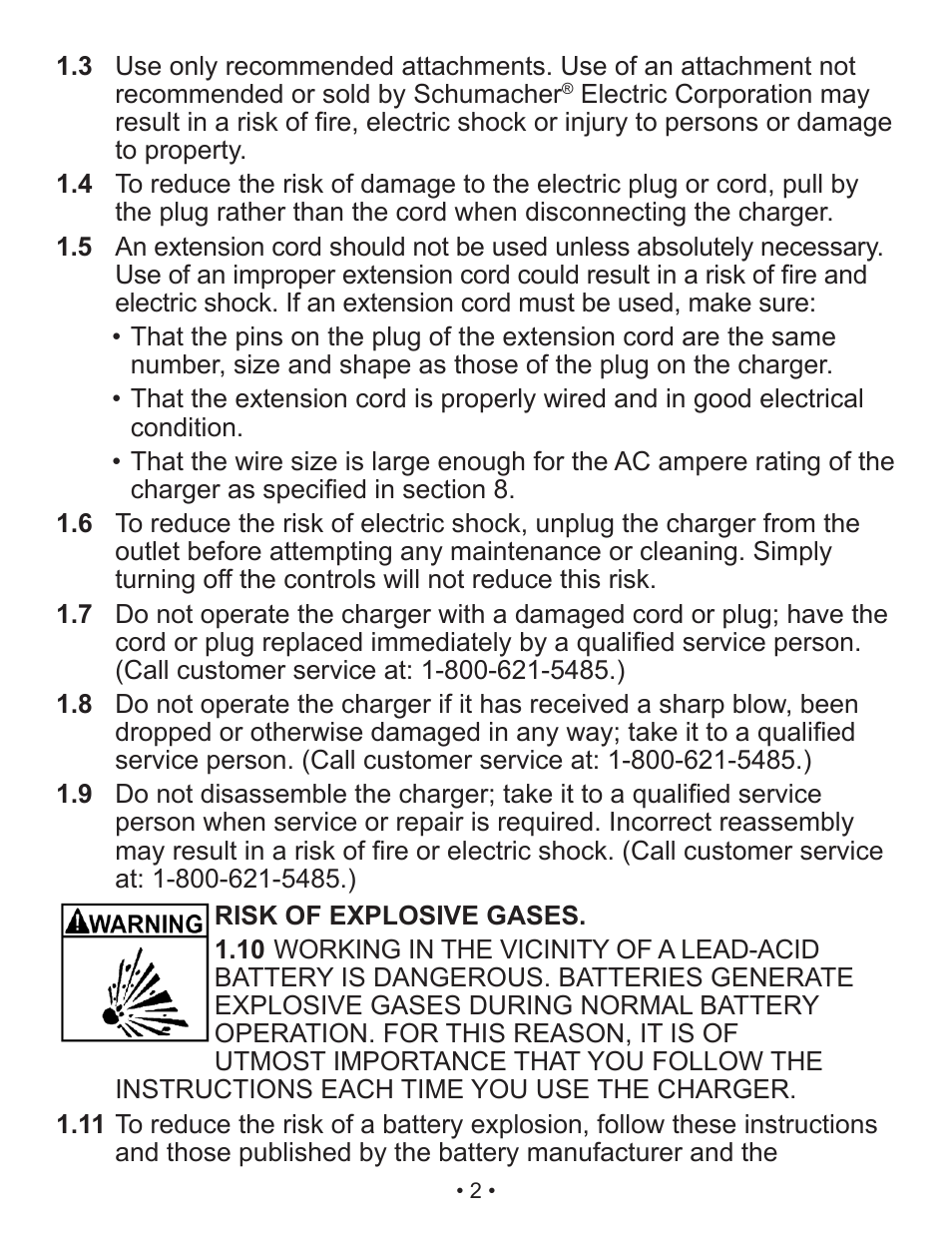 Schumacher Automatic XM1-5 User Manual | Page 3 / 35