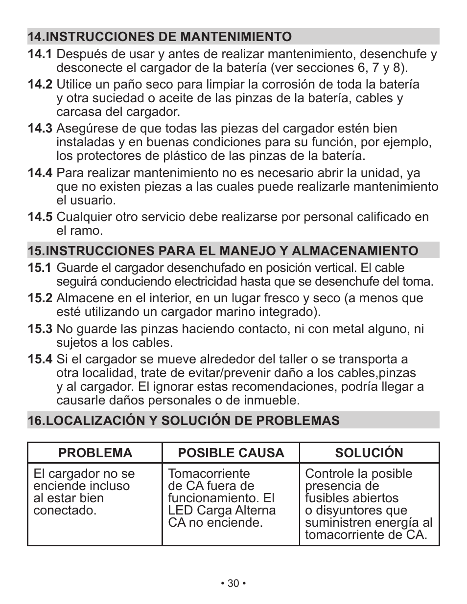 Schumacher Automatic XM1-5 User Manual | Page 31 / 35