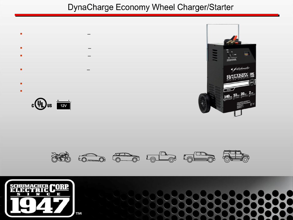 Dynacharge economy wheel charger/starter | Schumacher SE-1555A User Manual | Page 5 / 6