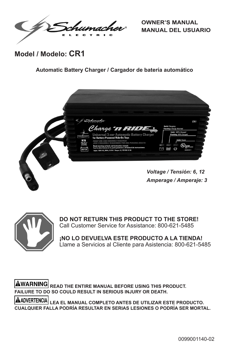 Schumacher Automatic CR1 User Manual | 14 pages