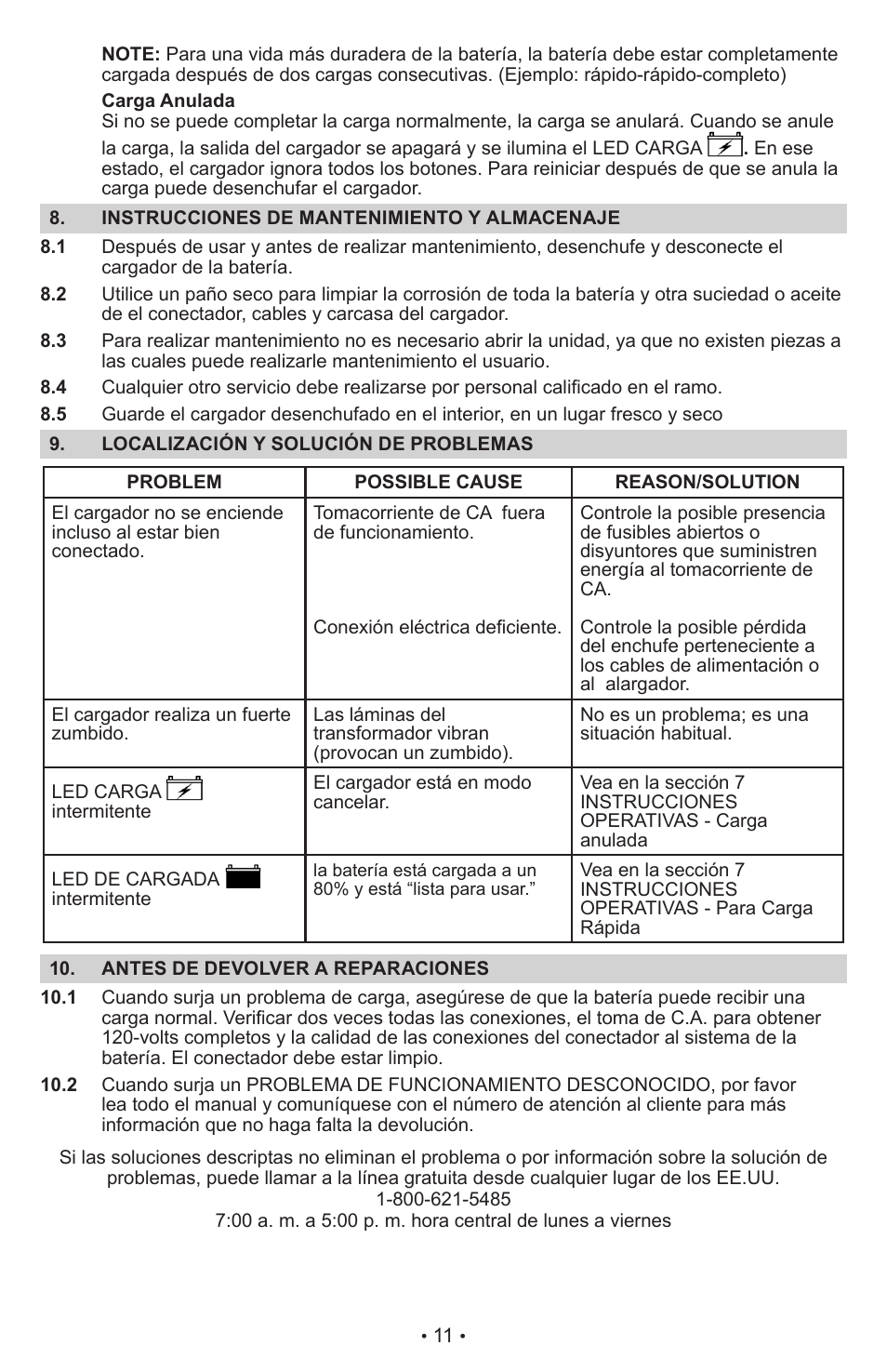 Schumacher Automatic CR1 User Manual | Page 12 / 14
