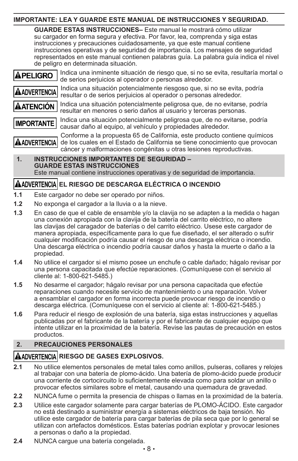 Schumacher Automatic CR1 User Manual | Page 9 / 14