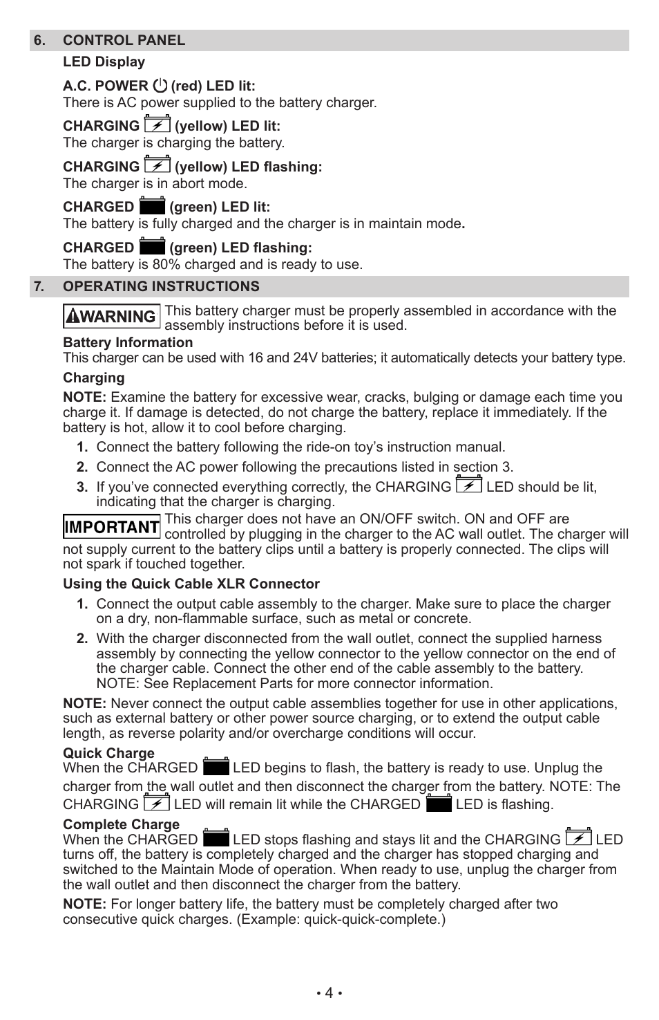 Schumacher Automatic CR2 User Manual | Page 4 / 14