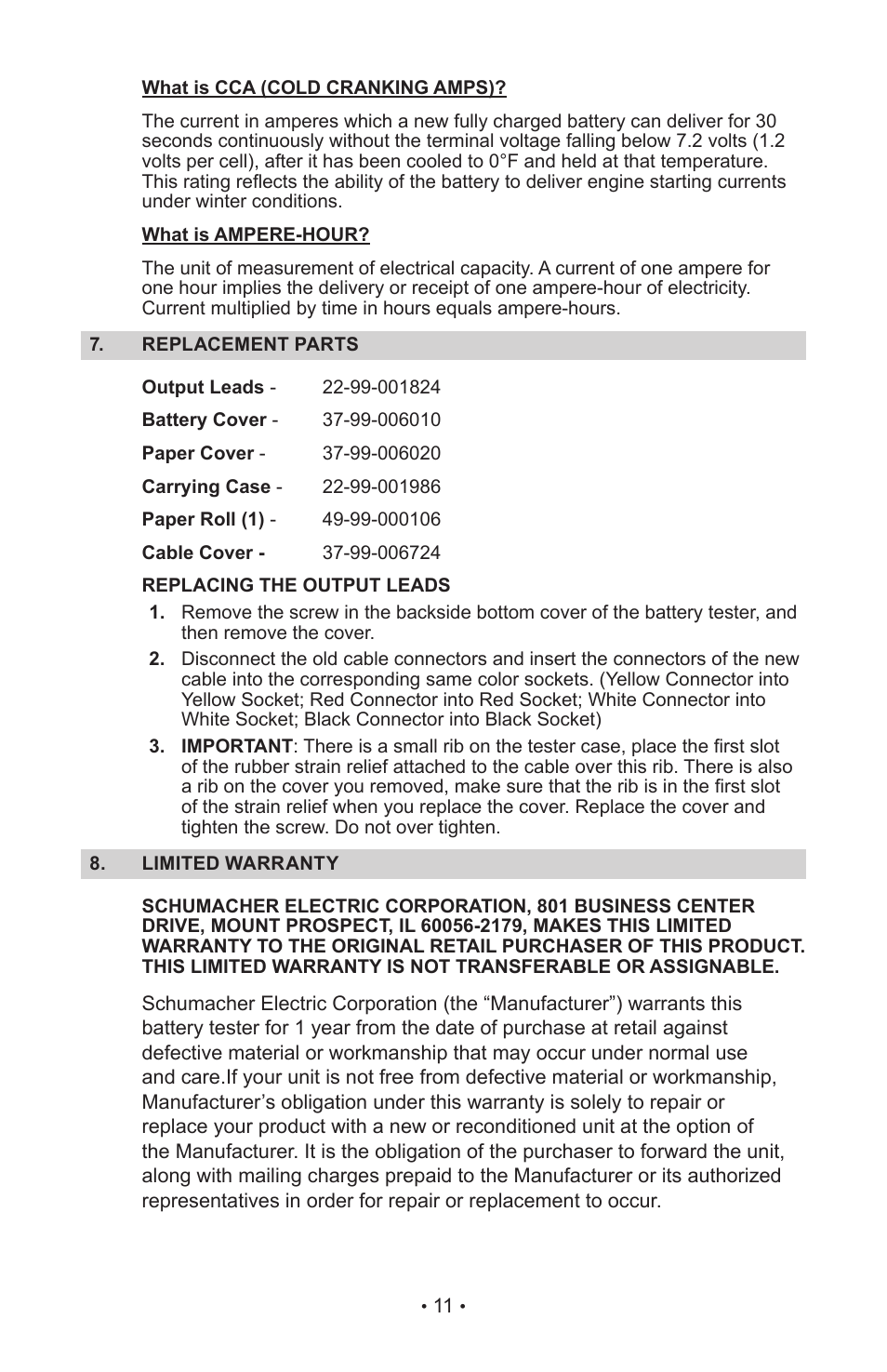 Schumacher PST-900X User Manual | Page 14 / 15