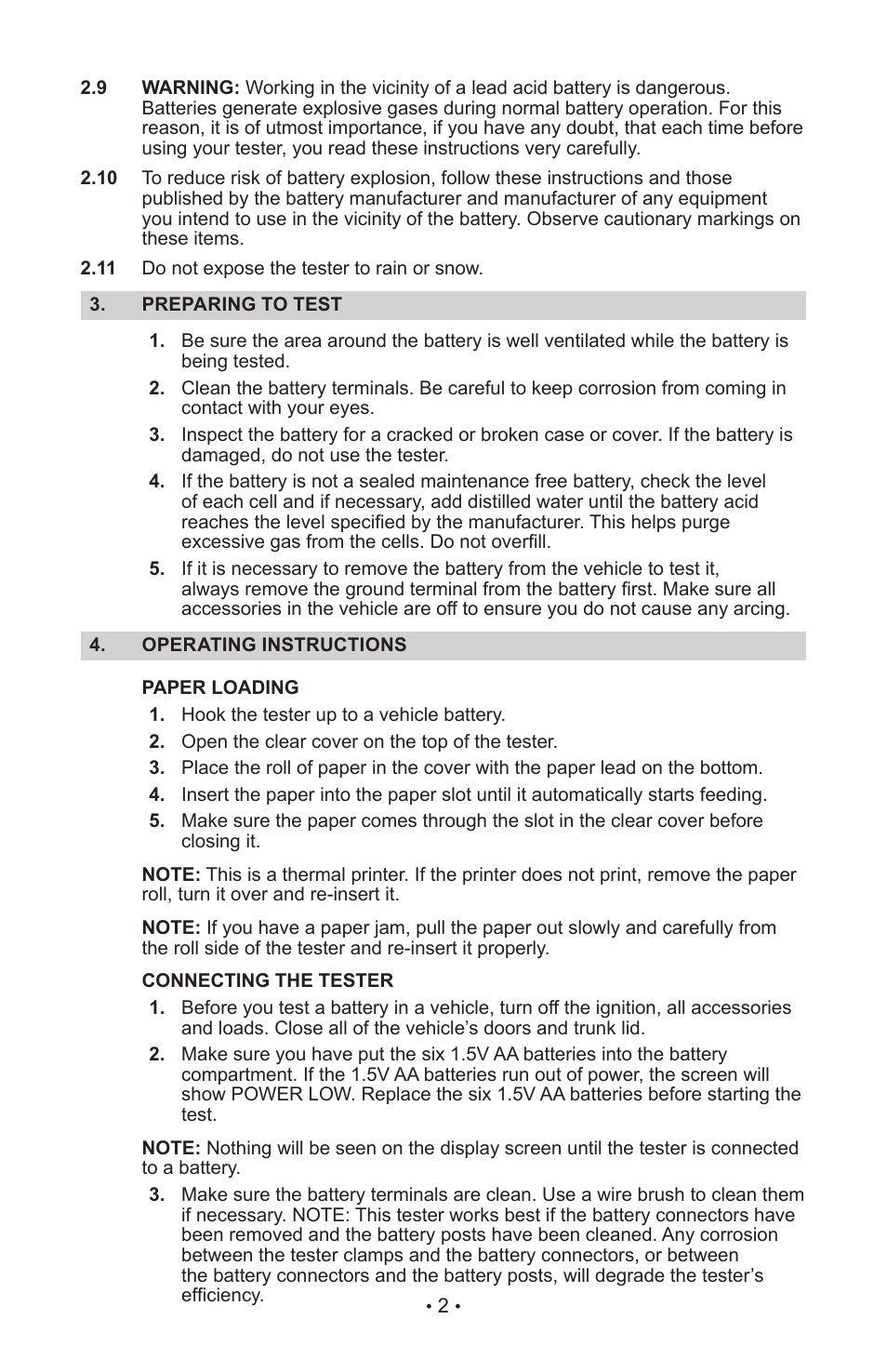 Schumacher PST-900X User Manual | Page 5 / 15