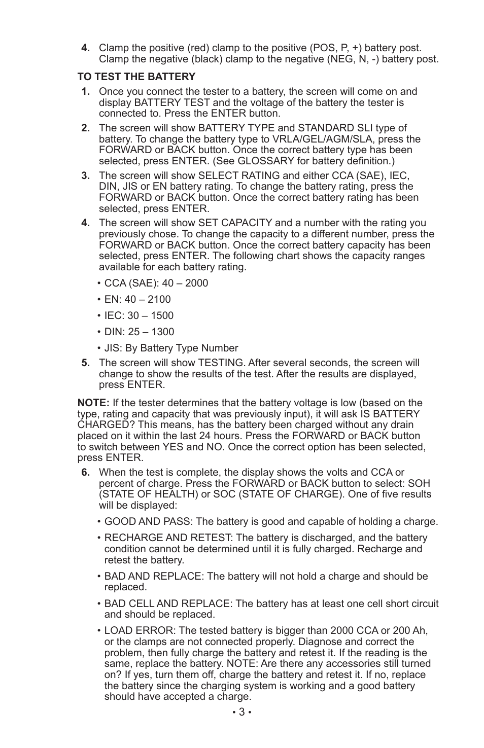 Schumacher PST-900X User Manual | Page 6 / 15