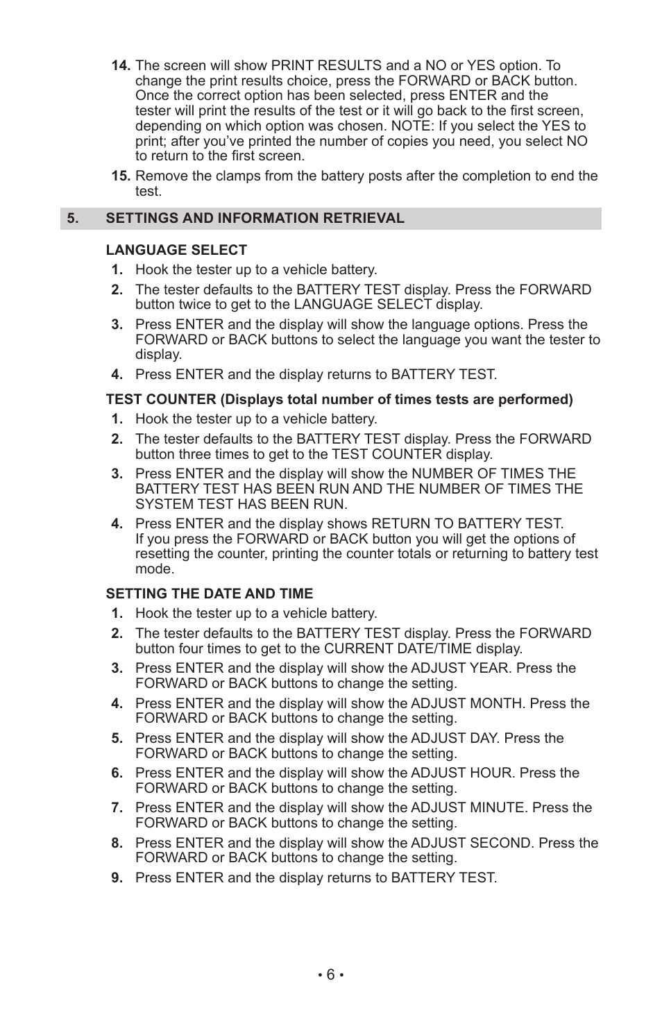 Schumacher PST-900X User Manual | Page 9 / 15