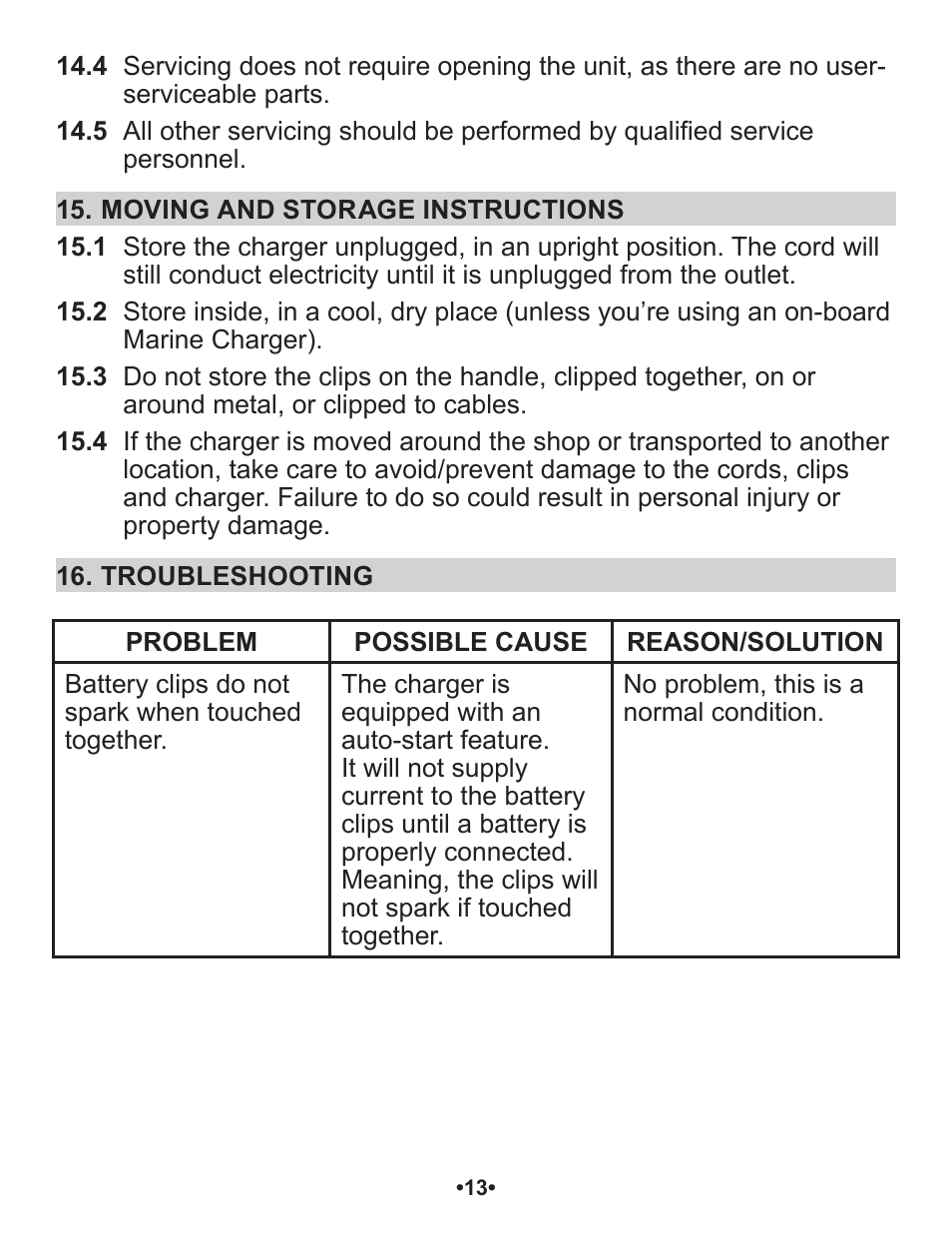 Schumacher Automatic SP1 User Manual | Page 14 / 43