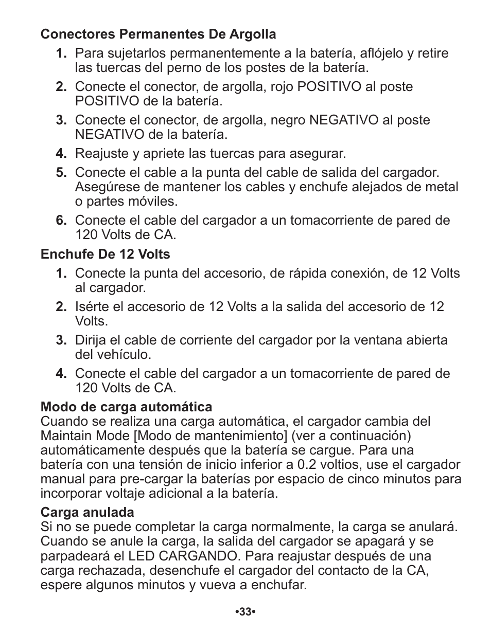 Schumacher Automatic SP1 User Manual | Page 34 / 43