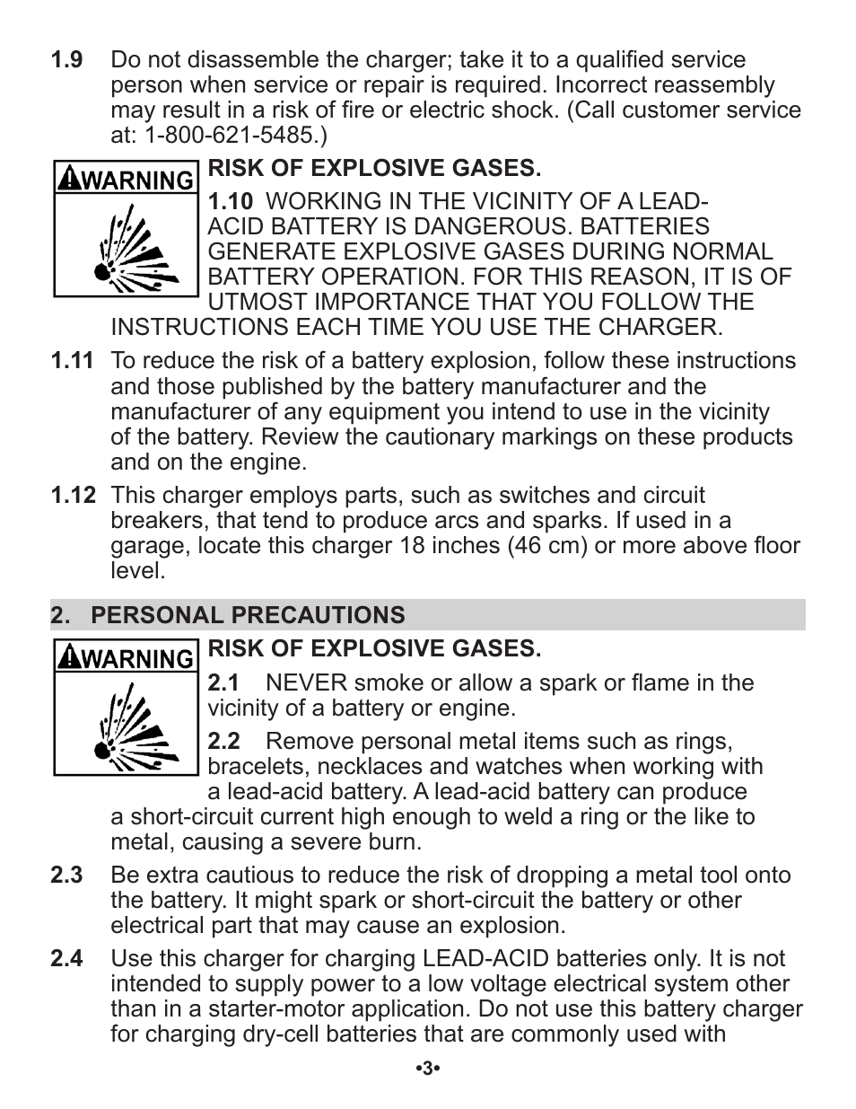 Schumacher Automatic SP1 User Manual | Page 4 / 43