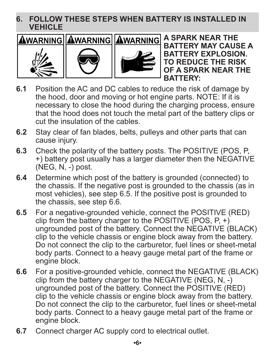 Schumacher Automatic SP1 User Manual | Page 7 / 43