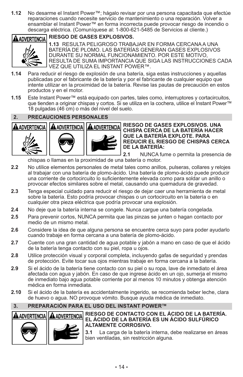 Schumacher XP2260 User Manual | Page 15 / 25