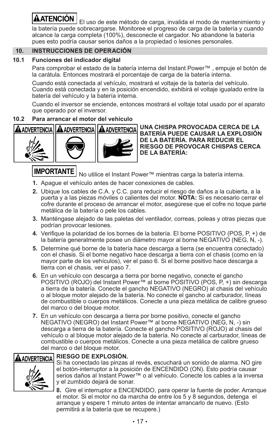 Schumacher XP2260 User Manual | Page 18 / 25