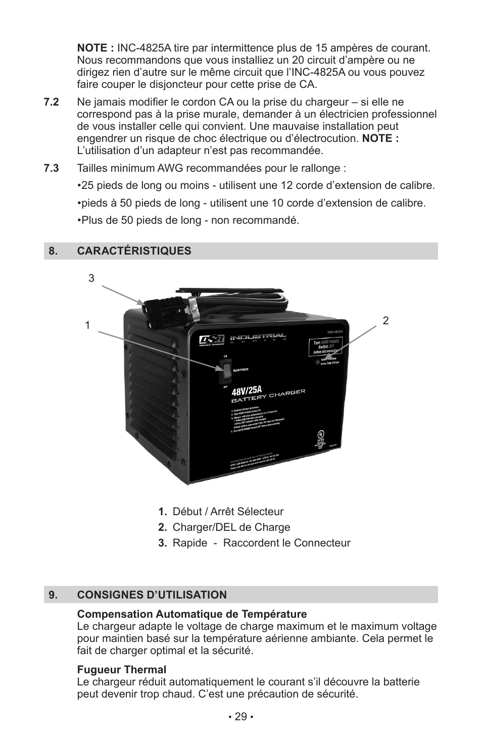 Schumacher DSR Automatic INC-14825A User Manual | Page 33 / 39