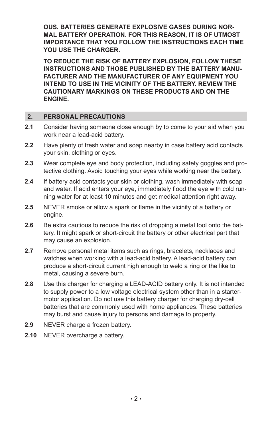 Schumacher MSC-2405 User Manual | Page 4 / 16