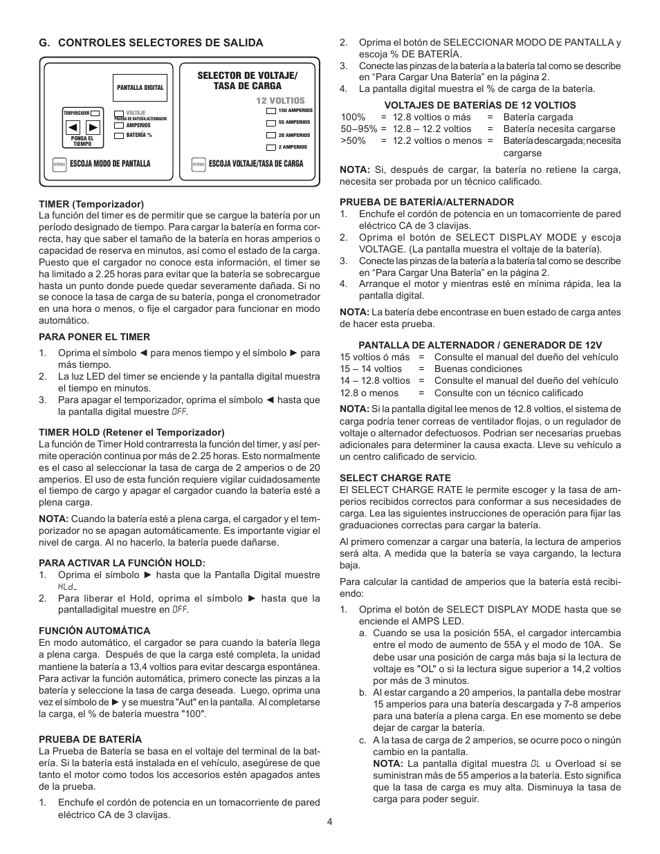 Schumacher Elite SE-1555A User Manual | Page 12 / 16