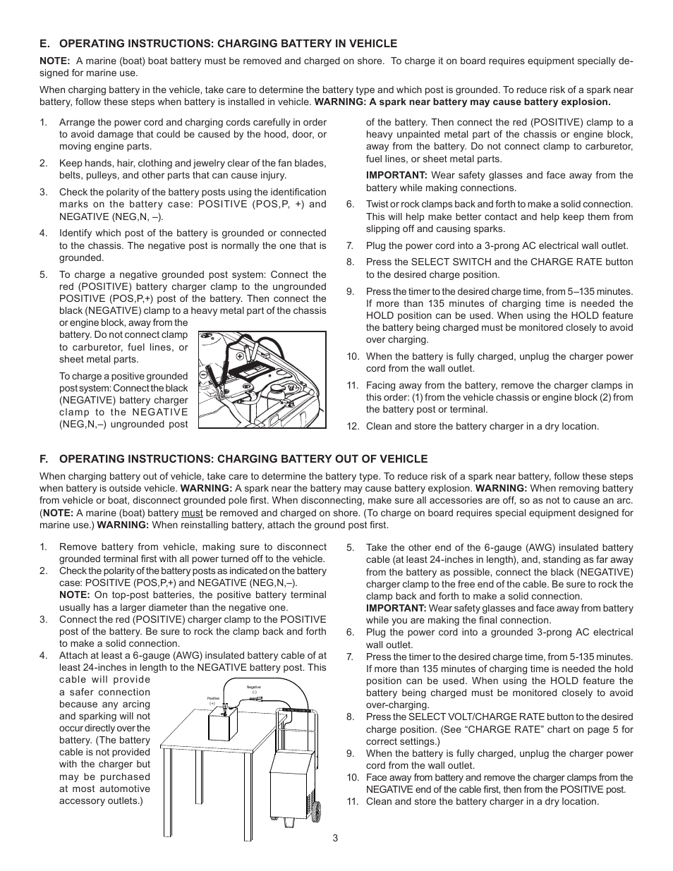 Schumacher Elite SE-1555A User Manual | Page 3 / 16