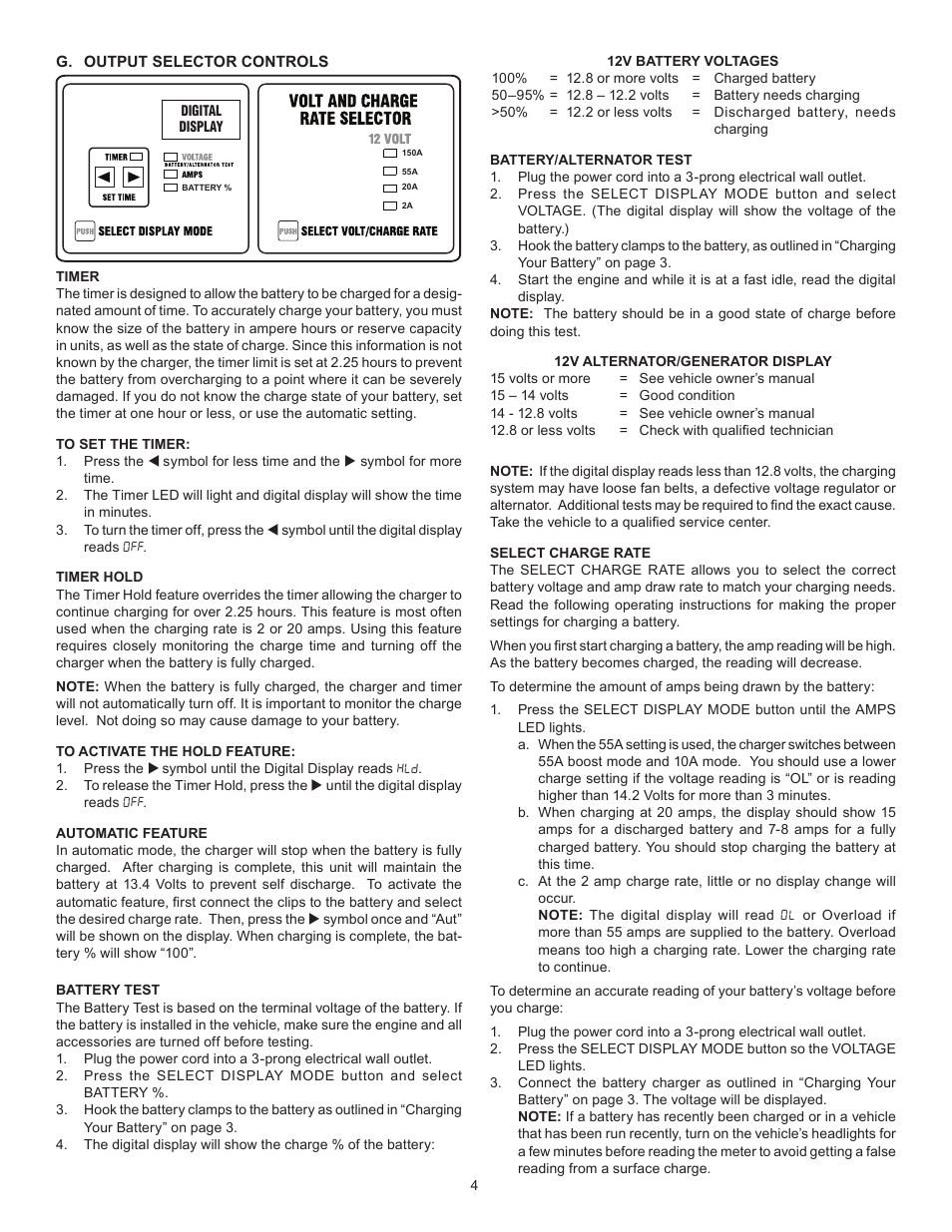 Schumacher Elite SE-1555A User Manual | Page 4 / 16