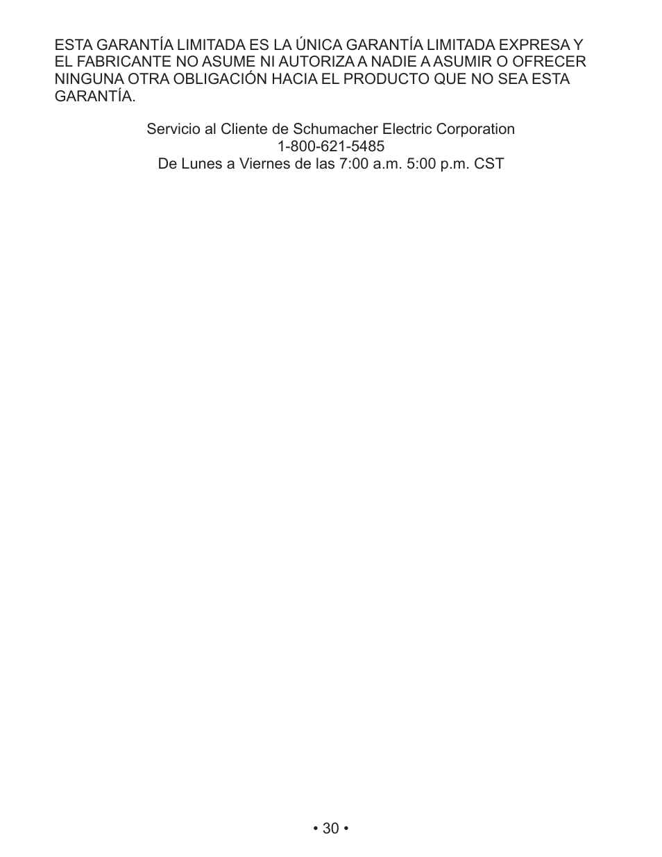 Schumacher Power Inverter PID-410 User Manual | Page 30 / 42