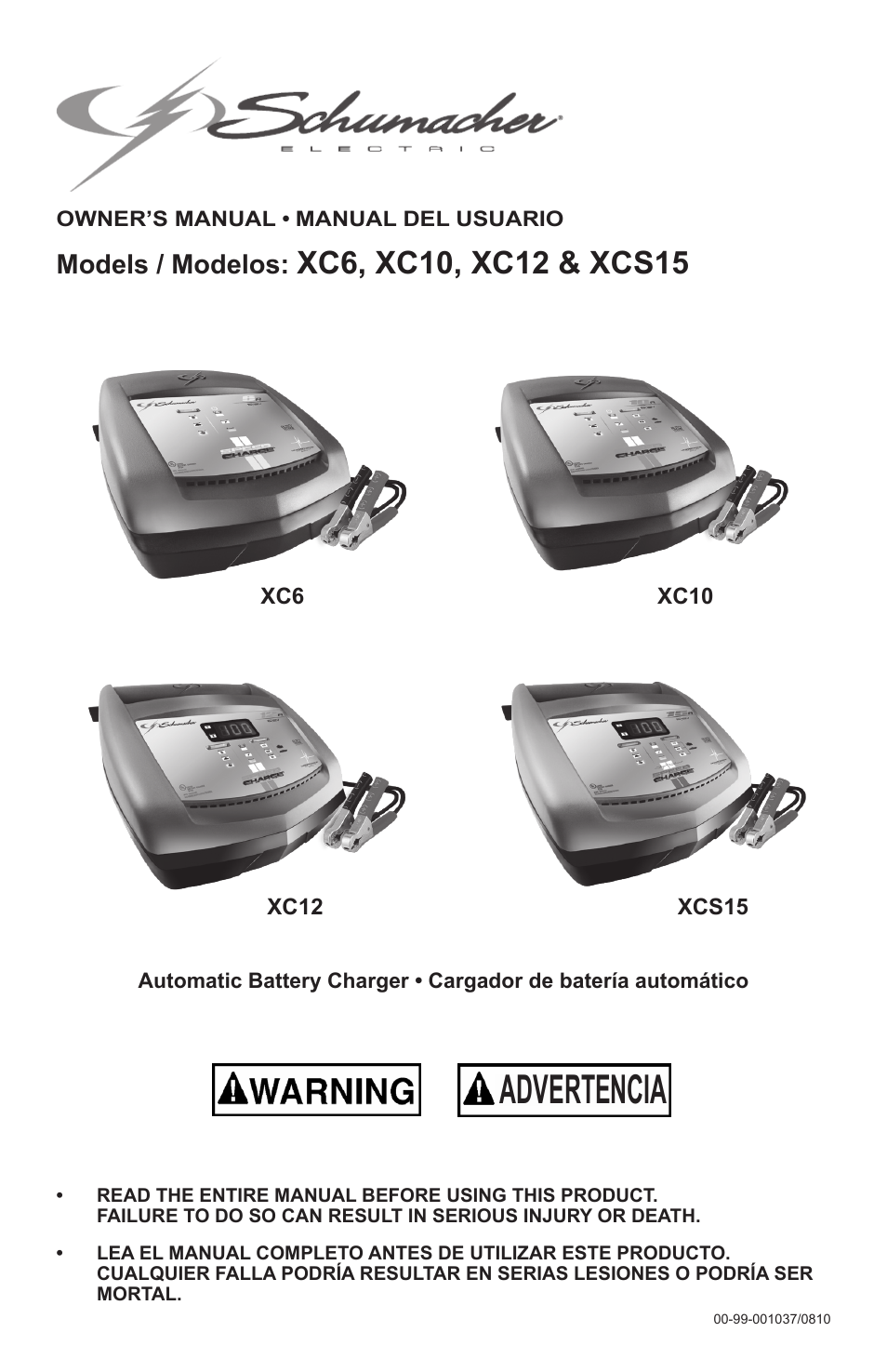 Schumacher XC6 User Manual | 28 pages