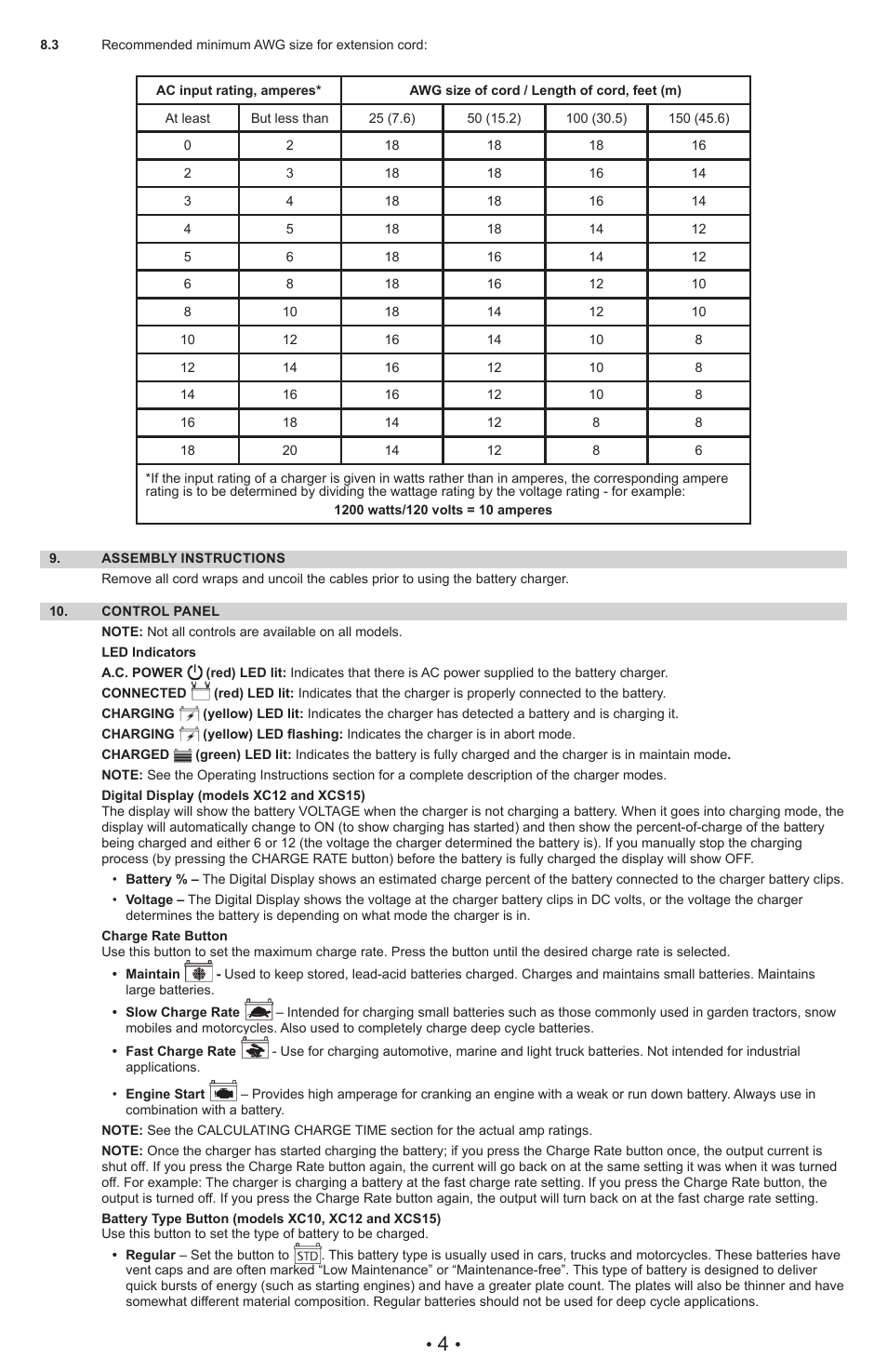 Schumacher XC6 User Manual | Page 7 / 28