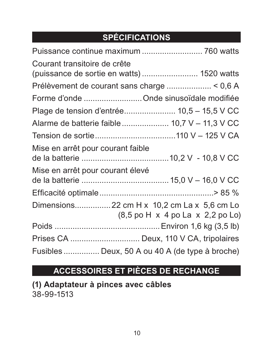 Schumacher PID-760 User Manual | Page 21 / 35