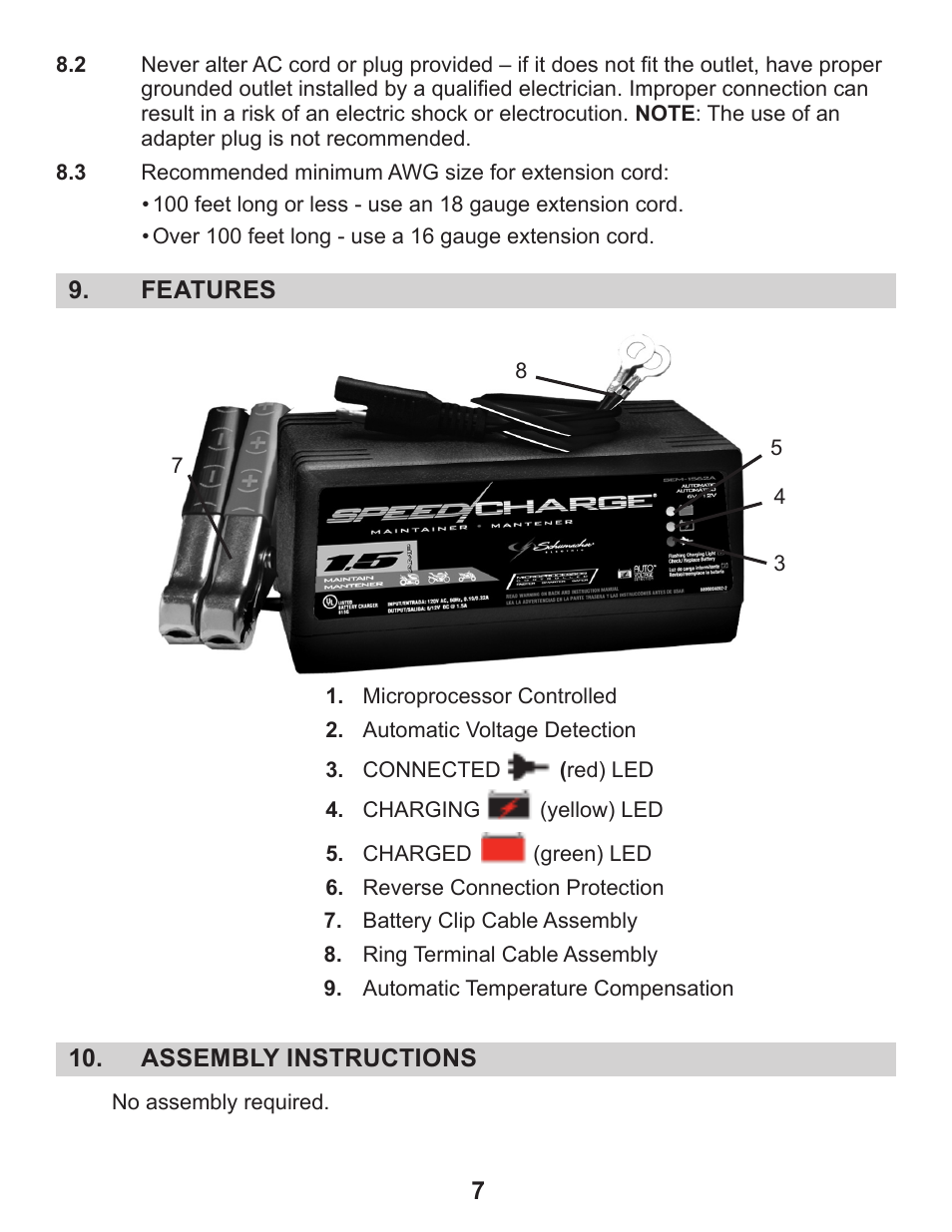 Schumacher SEM-1562A User Manual | Page 12 / 52