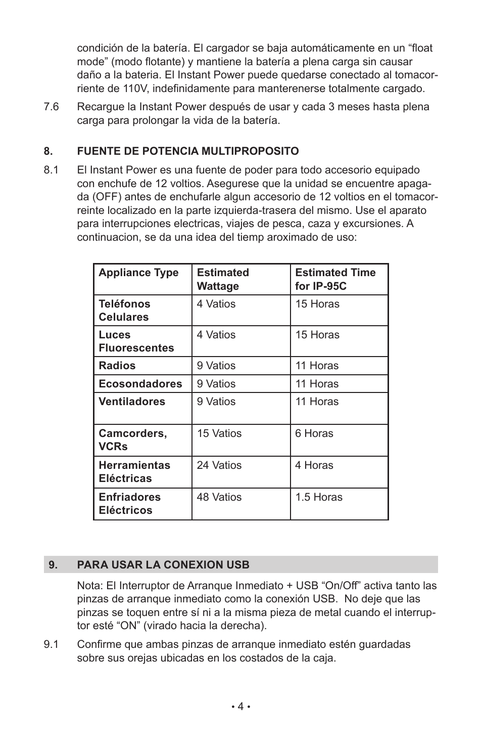 Schumacher IP-180KE User Manual | Page 16 / 20