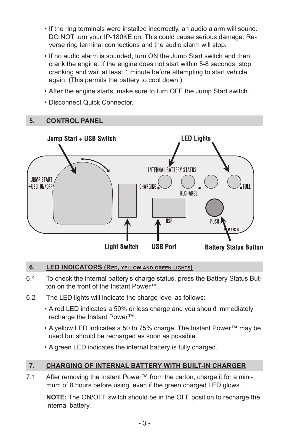 Schumacher IP-180KE User Manual | Page 5 / 20